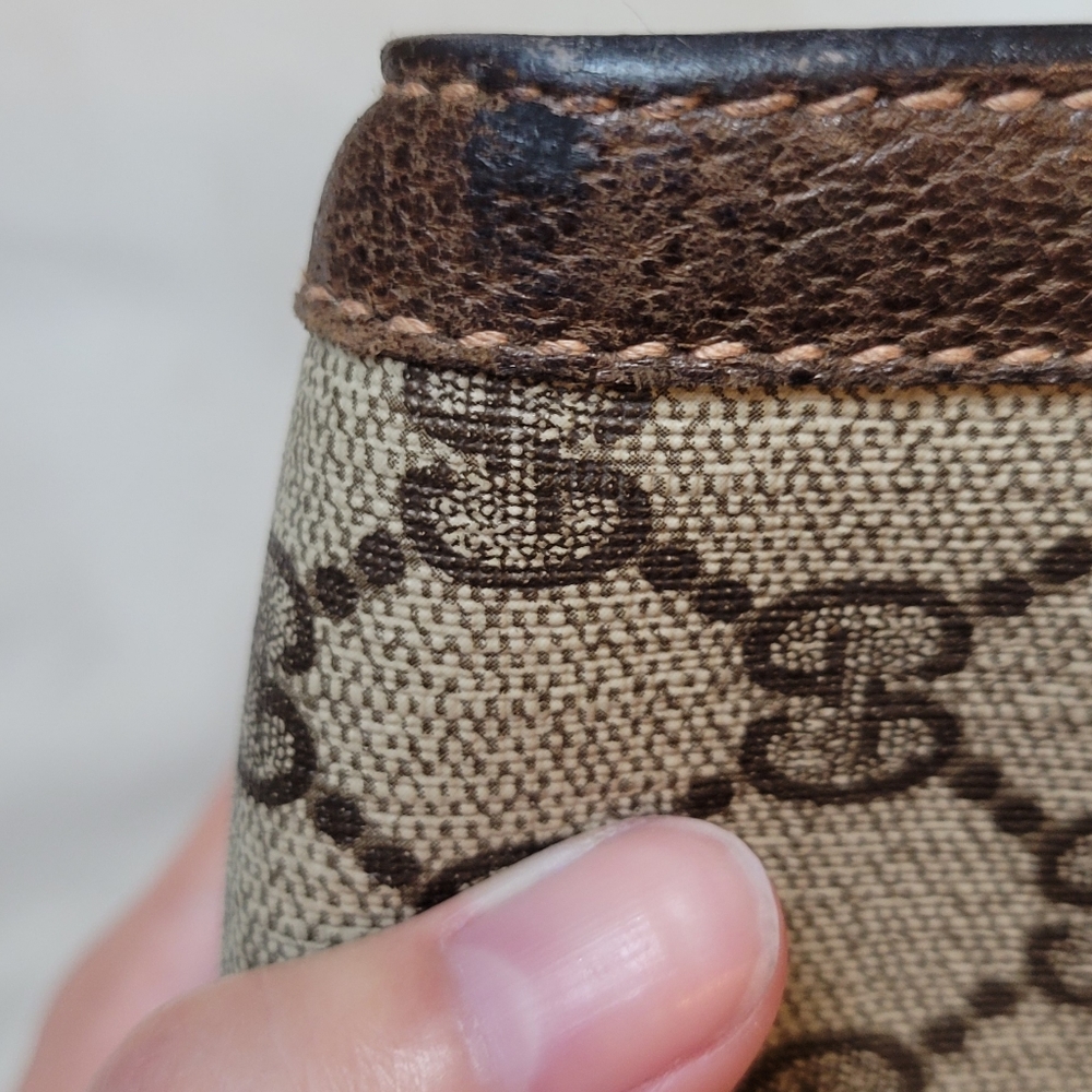 Gucci Vintage Supreme Web Gg Monogram Clutch - Picture 9 of 9